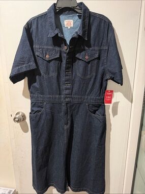 Levi's Dark Indigo Denim Romper